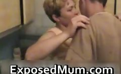 Amateur blond housewife boned